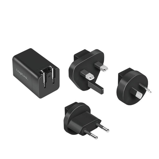 EAN 4052792069709 - LogiLink PA0301 cargador de dispositivo móvil Universal Negro Corriente alterna Carga rápida Interior imagen 2
