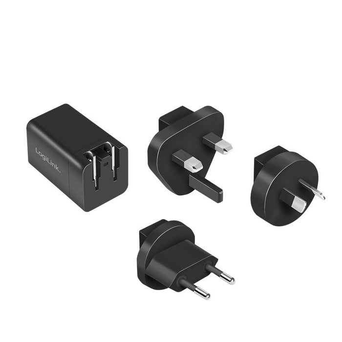 EAN 4052792069709 - LogiLink PA0301 cargador de dispositivo móvil Universal Negro Corriente alterna Carga rápida Interior imagen 2