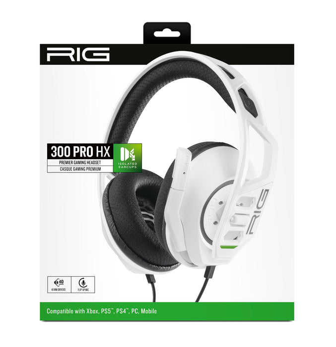 Auriculares Nacon Rig 300hx Xbx Gaming Headset White Rig300prohxw