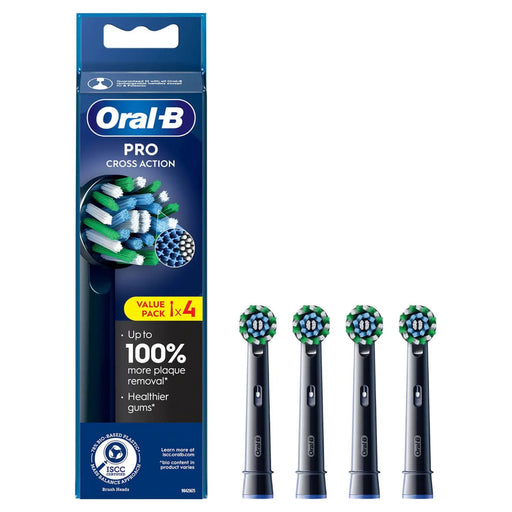 EAN 8006540893470 - Oral-B CrossAction 4 pieza(s) Negro imagen 1