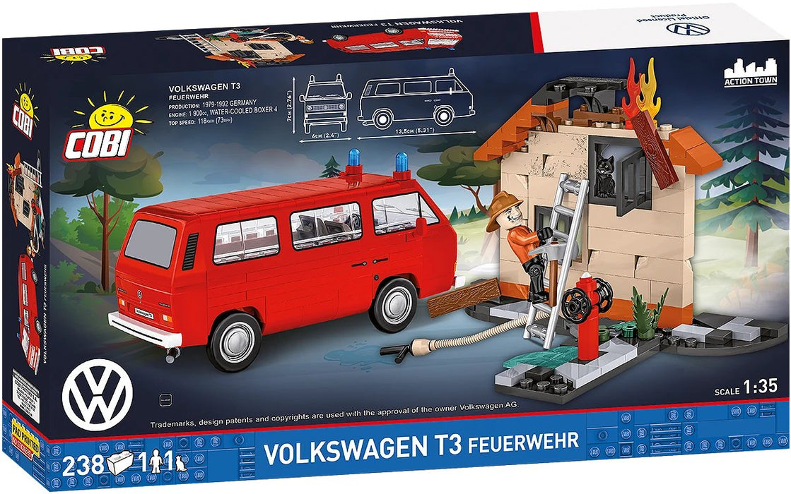 Cobi Volkswagen T3 Feuerwehr Cobi-24635