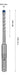 EAN 4059952531441 - Bosch SDS plus-7X 1 pieza(s) imagen 6
