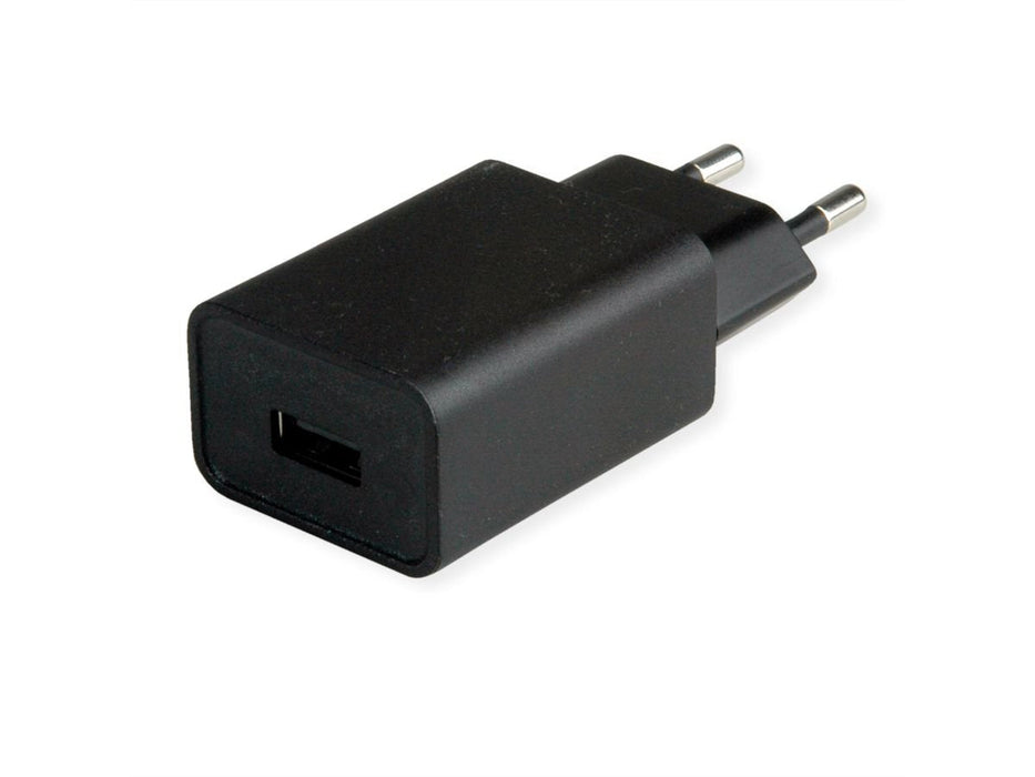 Value Usb Charger Mit Euro-Stecker, 1-Port (Typ-A), 12w