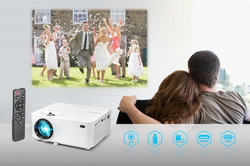 EAN 4260358123554 - Technaxx TX-113 videoproyector Proyector de alcance estándar 1800 lúmenes ANSI LCD 1080p (1920x1080) Blan imagen 8