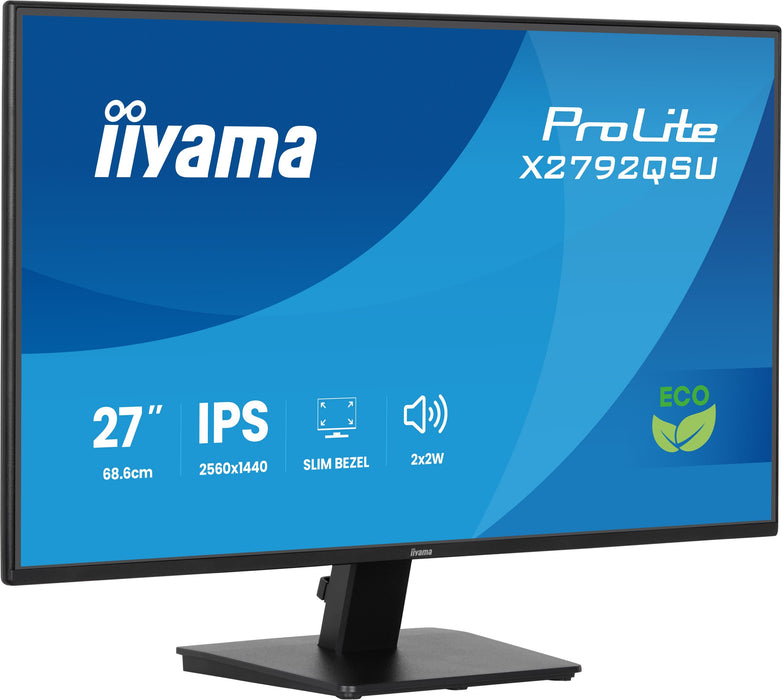 EAN 4948570126170 - iiyama ProLite X2792QSU-B1 pantalla para PC 68,6 cm (27") 2560 x 1440 Pixeles Quad HD LED Negro imagen 4