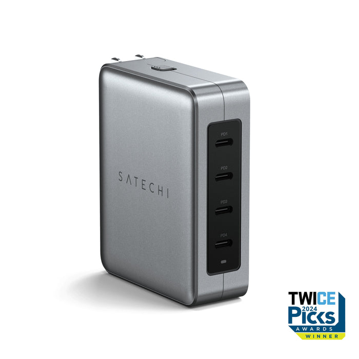 Satechi St-W145gtm Cargador De Dispositivo Móvil Universal Plata Corriente Alterna Carga Rápida Interior