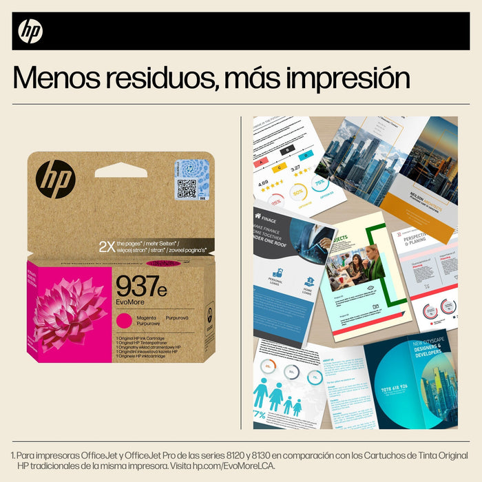 Tinta Original Hp 937e Evomore Magenta