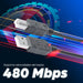 EAN 0766623333382 - Manhattan 333382 cable USB USB A USB B 0,48 Gbit/s imagen 5