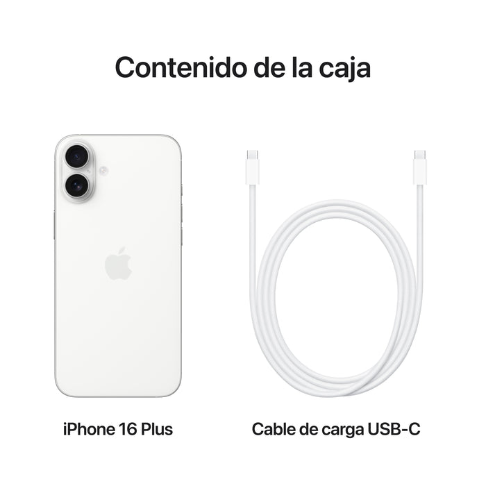 EAN 0195949723339 - Apple iPhone 16 Plus 17 cm (6.7") SIM doble iOS 18 5G USB Tipo C 256 GB Blanco imagen 9