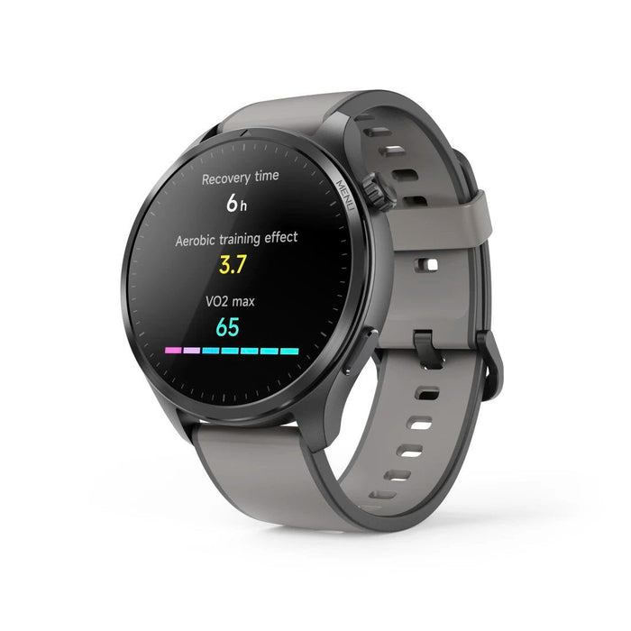 Hama Smartwatch 9000 Czarno-Szara Koperta, Czarno-Gris Pasek Silikonowy