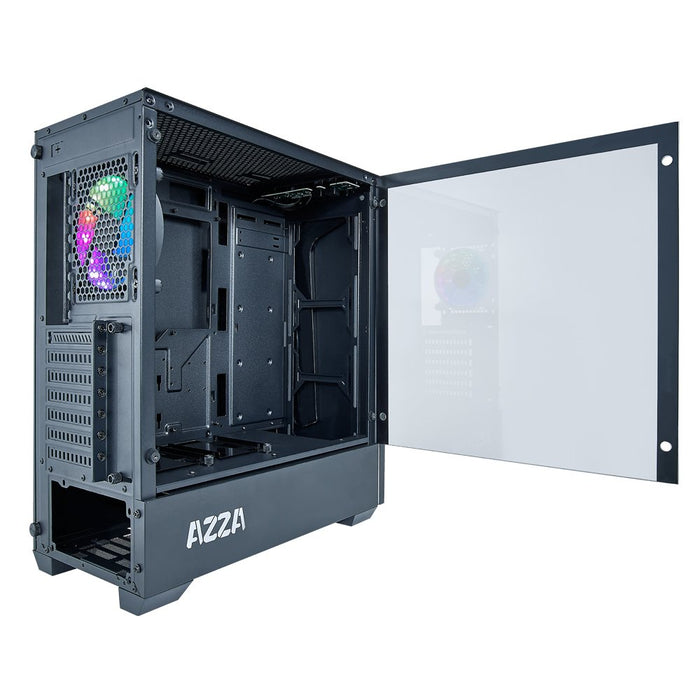 EAN 4712839555311 - Azza APOLLO 430 Midi Tower Negro, Transparente imagen 6