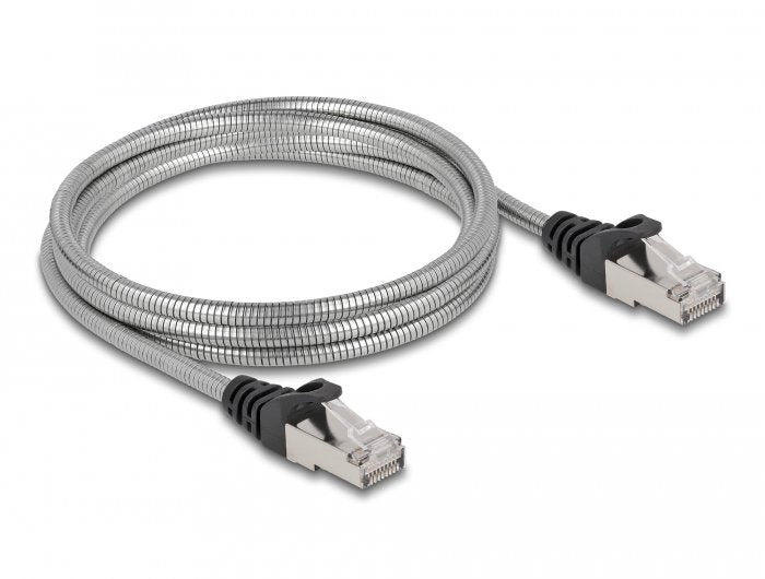 Delock Rj45 Cable Cat.6a U Ftp Mit Metallmantel 2 M