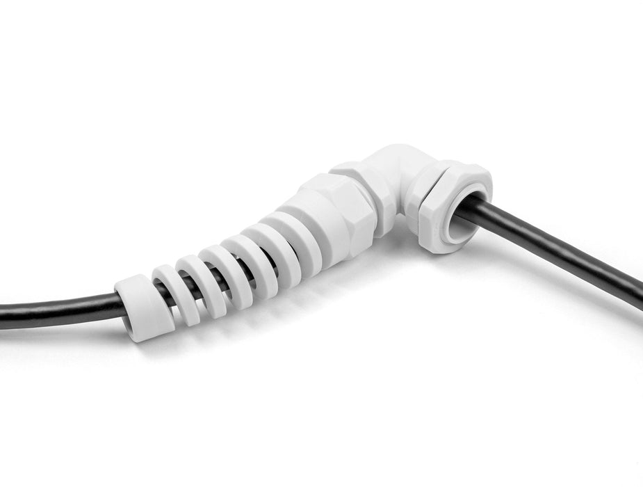 Delock 60588 Prensaestopas Con Alivio De Tensión Ángulo De 90 ° Pg16 Gris