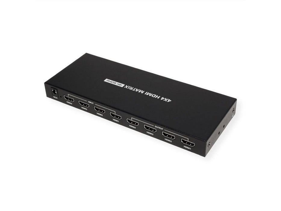 Value 4k Hdmi Matrix Switch, 4 X 4, Mit Fernbedienung
