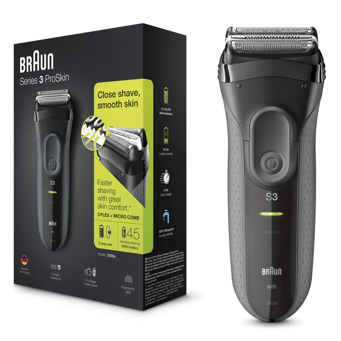 EAN 4210201124481 - Braun Series 3 ProSkin 3000s Máquina de afeitar de láminas Negro imagen 4