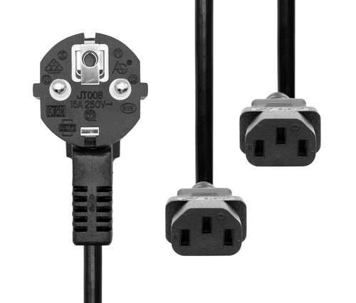 EAN 5712505147658 - Microconnect PE011330 cable de transmisión Negro 3 m Acoplador C13 2 x imagen 3