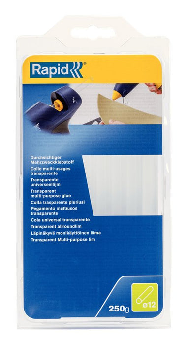 Rapid Heissklebesticks Universal Transparente, 14 Unidades