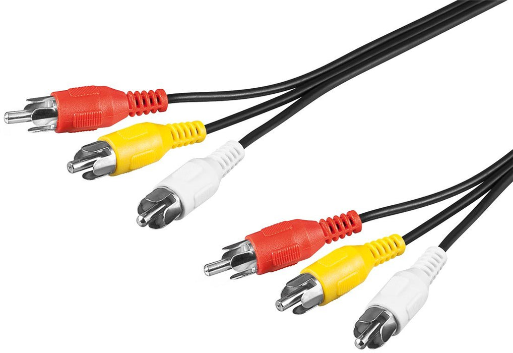 EAN 4040849503801 - Goobay 50380 cable de vídeo compuesto 1,5 m 3 x RCA Rojo, Blanco, Amarillo imagen 1