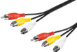 EAN 4040849503825 - Goobay 50382 cable de audio 3 m 3 x RCA Rojo, Blanco, Amarillo imagen 1