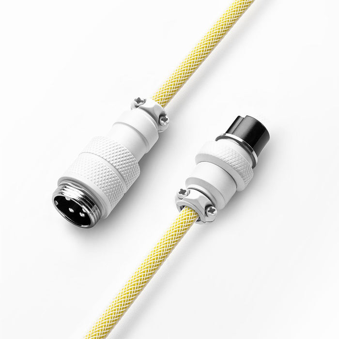 Cablemod Pro Coiled Keyboard Cable Usb-C A Usb Tipo A, Lemon Ice - 150cm