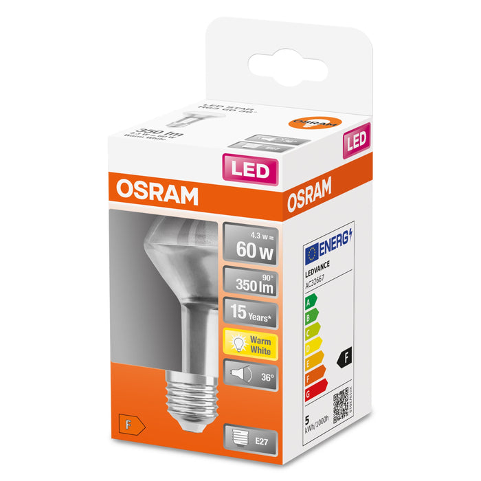 Osram Led Star - Led-Spot-Bombilla - Form: R63 - E27 - 4.3 W (Equivalente 60 W)