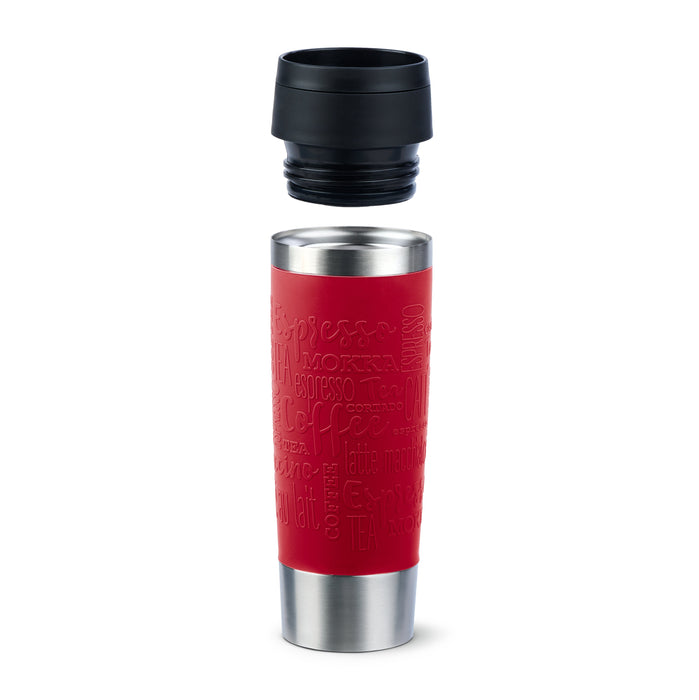 EAN 4009049545028 - EMSA Travel Mug Classic N2022200 taza de viaje 500 ml Negro, Rojo, Acero inoxidable Acero inoxidable imagen 3