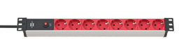 EAN 4007123662708 - Brennenstuhl 1390007118 base múltiple 2 m 8 salidas AC Interior Negro, Rojo imagen 1