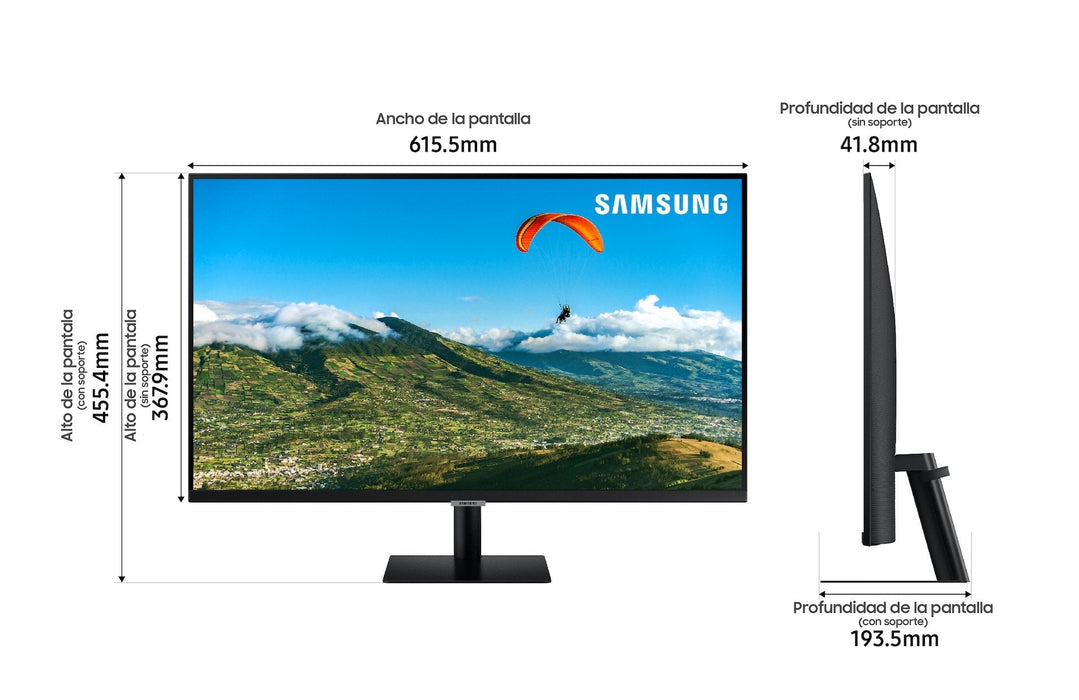 Monitor Samsung Ls27am500nr 27" Va Fhd 1920x1080 16:9 1000:1 250cd/M2 60hz Hdmi