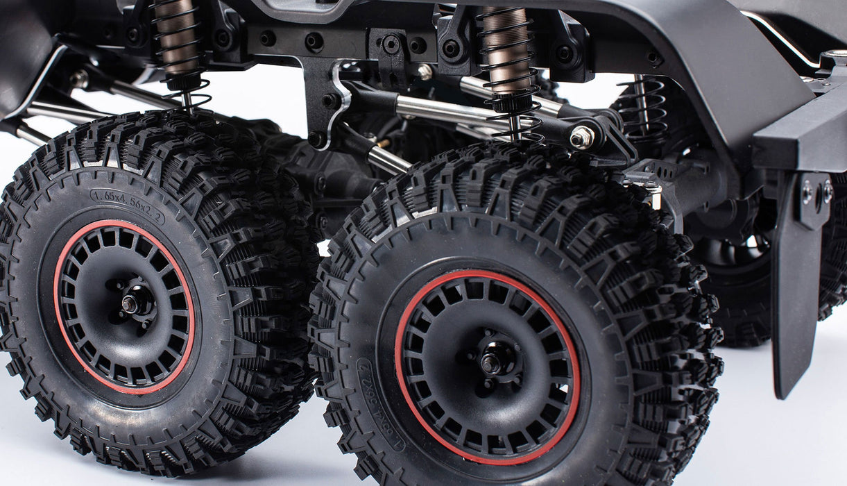 EAN 4260677959131 - Amewi AMXRock RCX103B Scale Crawler 6x6 Pick-Up 1:10ARTR modelo controlado por radio Camión oruga Motor e imagen 8