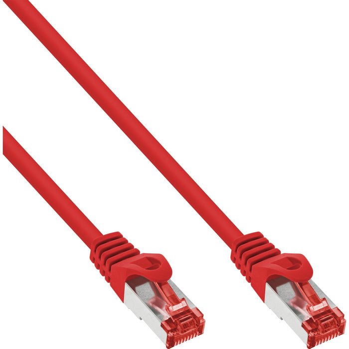 Cable De Red Inline S/Ftp Pimf Cat.6 250mhz Pvc Cobre Rojo 30m