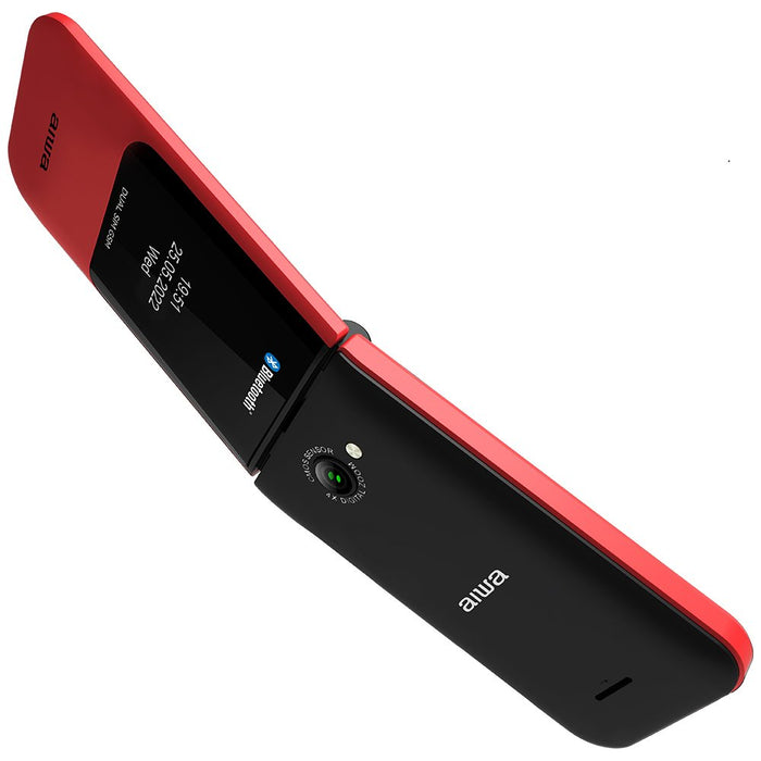 EAN 8435256897548 - Aiwa FP-24RD teléfono móvil 6,1 cm (2.4") 91,7 g Negro, Rojo Característica del teléfono imagen 4