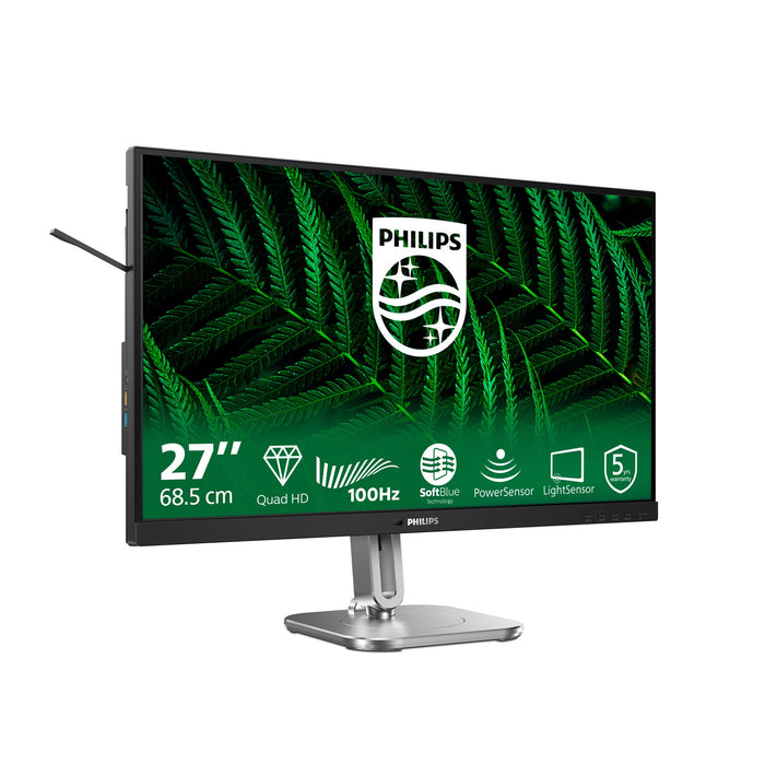 EAN 8721038001785 - Philips 5000 series 27B2G5500/00 pantalla para PC 68,6 cm (27") 2560 x 1440 Pixeles Quad HD LCD Antracita imagen 4