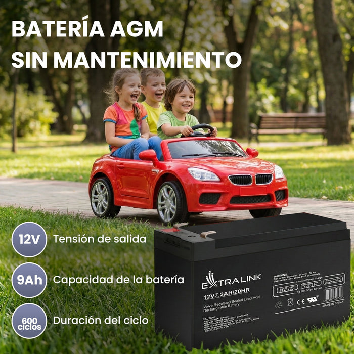 Extralink Akumulator Battery Accumulator Agm 12v 9ah Sealed Lead Acid (Vrla)