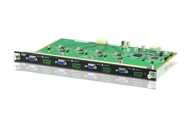 Aten Videowall Matrix 4-Port Vga Input Board For Vm1600 / Vm Aten Vm7104, Vga, Negro, Verde, Metal, 1920 X 1200 (Wuxga), 300 Mhz, 1920 X 1200 Pixeles