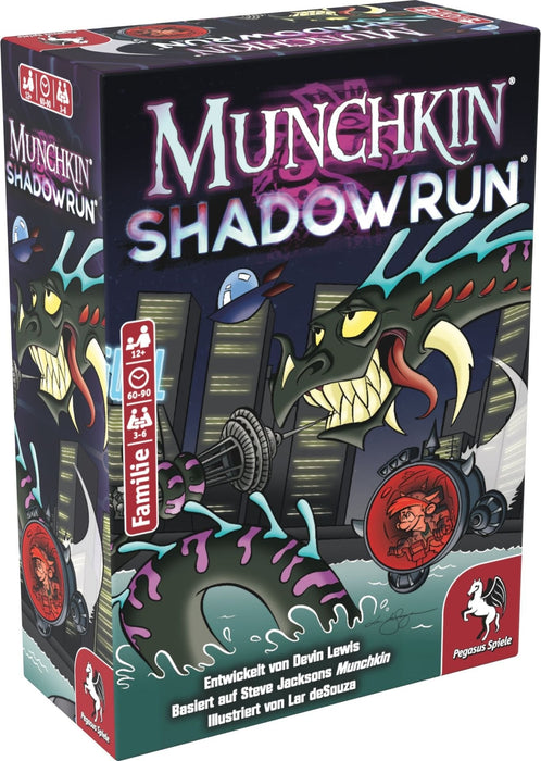 Pegasus Munchkin Shadowrun, Juego De Cartas 17037g