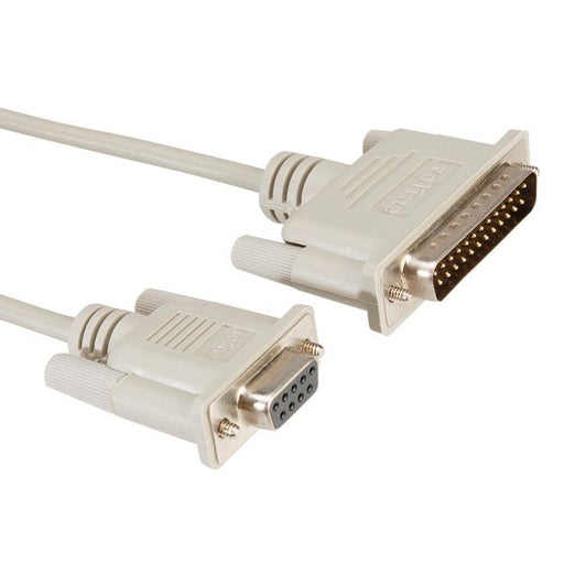 EAN 7611990115303 - ROLINE 6m 9p/25p cable de serie Gris D-sub 25-p D-sub 9-p imagen 1