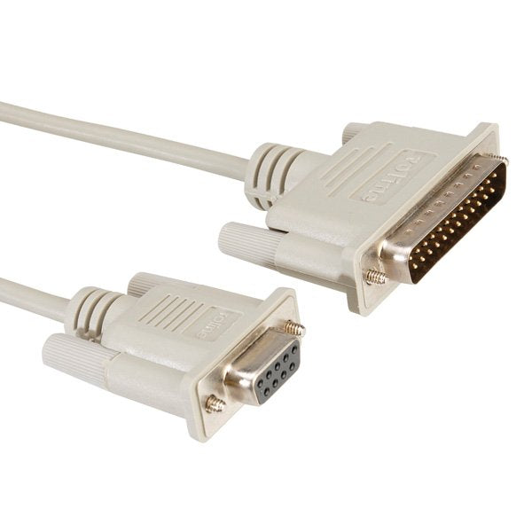 EAN 7611990115303 - ROLINE 6m 9p/25p cable de serie Gris D-sub 25-p D-sub 9-p imagen 1