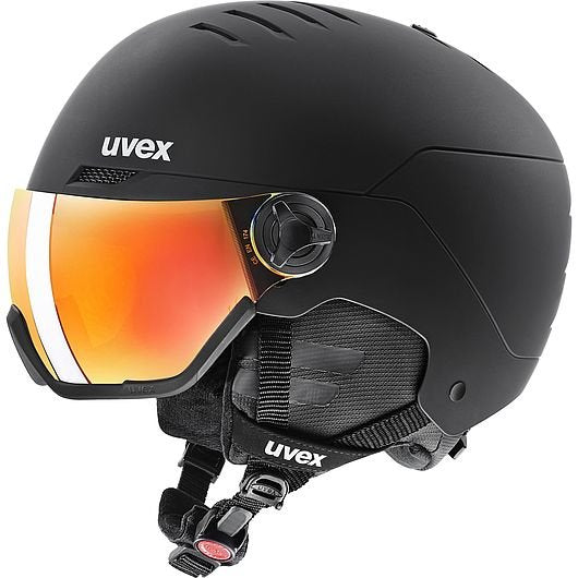 Casco Narciarski Uvex Wanted Visor 58-61cm L Negro