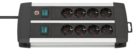 EAN 4007123650422 - Brennenstuhl 1391000908 base múltiple 3 m 8 salidas AC Interior Negro, Blanco imagen 1