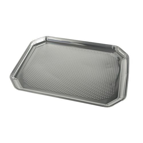 Papstar Einweg-Servierplatten Plateado