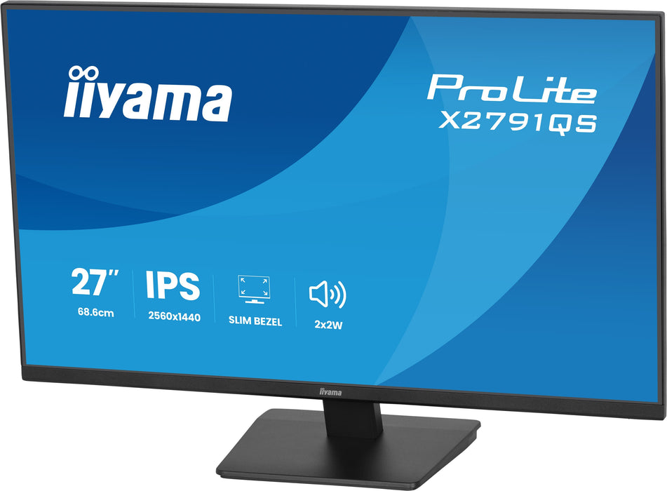 EAN 4948570127436 - iiyama ProLite X2791QS-B1 pantalla para PC 68,6 cm (27") 2560 x 1440 Pixeles Quad HD LED Negro imagen 7