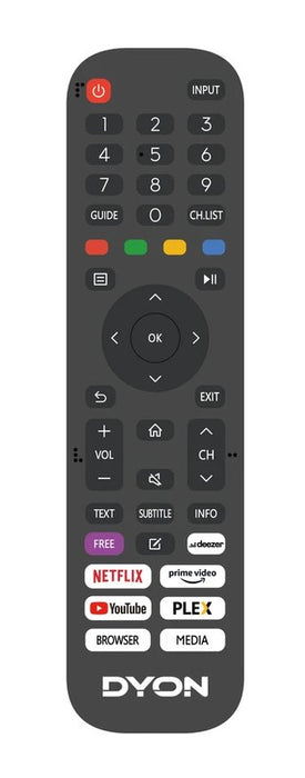 EAN 4260552542809 - Dyon Smart 43 VX 109,2 cm (43") HD Smart TV Wifi Negro 250 cd / m² imagen 3