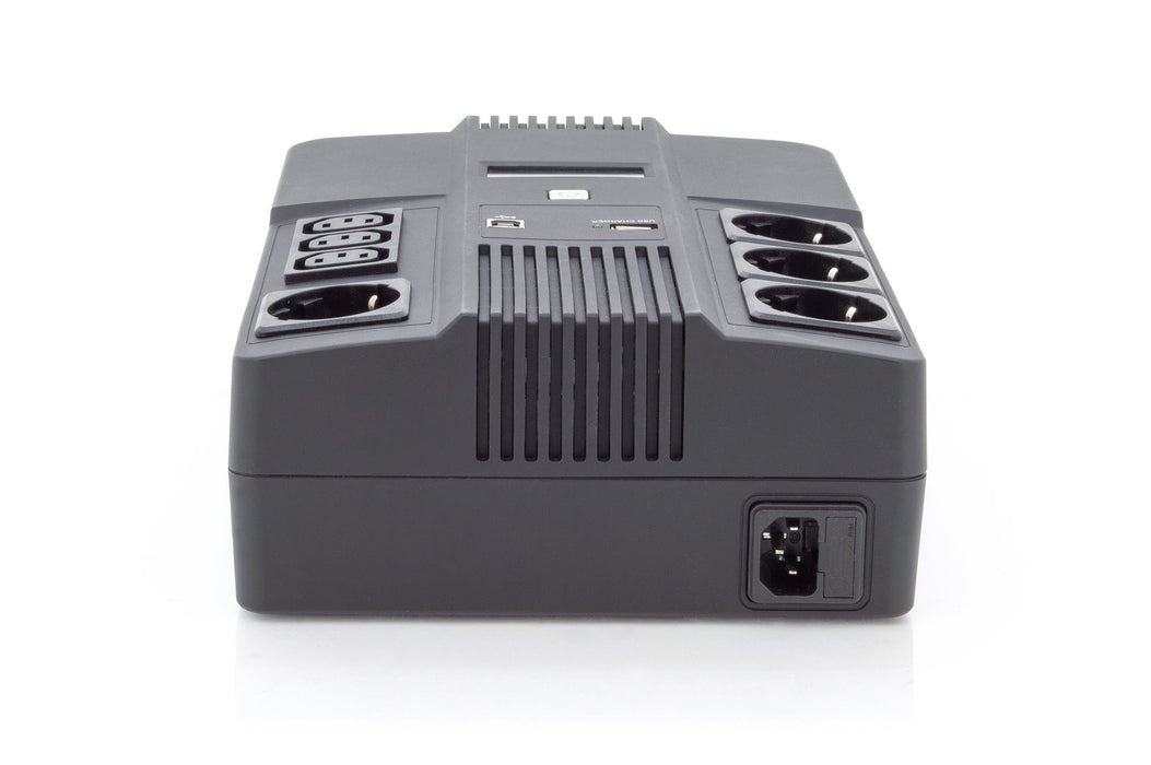 EAN 4016032456575 - Digitus DN-170110 sistema de alimentación ininterrumpida (UPS) Línea interactiva 0,6 kVA 7 salidas AC imagen 3