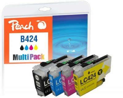 EAN 7640366812775 - Peach PI500-389 cartucho de tinta 4 pieza(s) Original Rendimiento estándar Negro, Cian, Magenta, Amarillo imagen 1