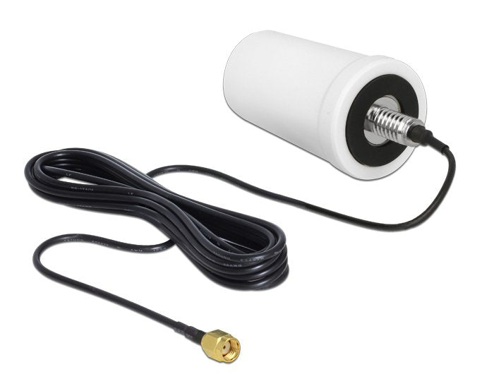 Delock 89449 Wlan Antenna Rp-Sma 802.11 Ac/A/H/B/G/N 0 Dbi 3 M Ula100 Omnidirectional White Outdoor
