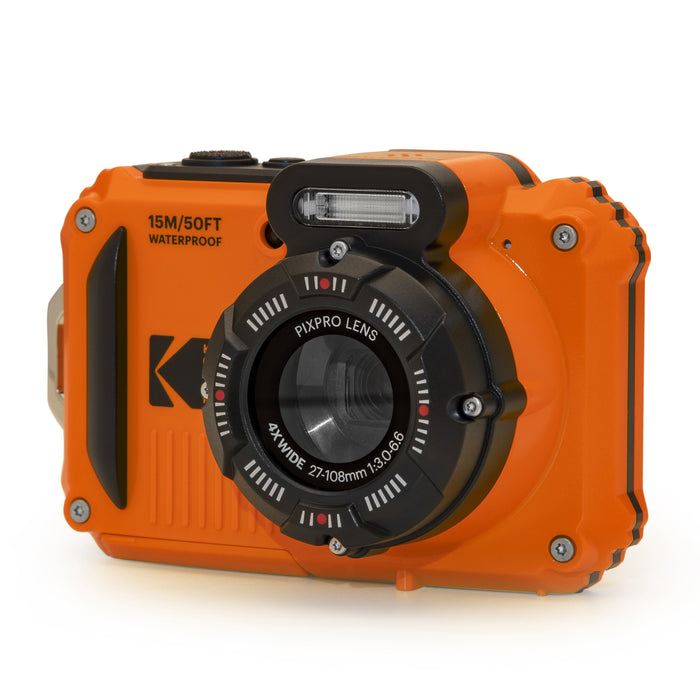 EAN 0819900014013 - Kodak PIXPRO WPZ2 1/2.3" Cámara compacta 16 MP BSI CMOS 4608 x 3456 Pixeles Negro, Naranja imagen 4