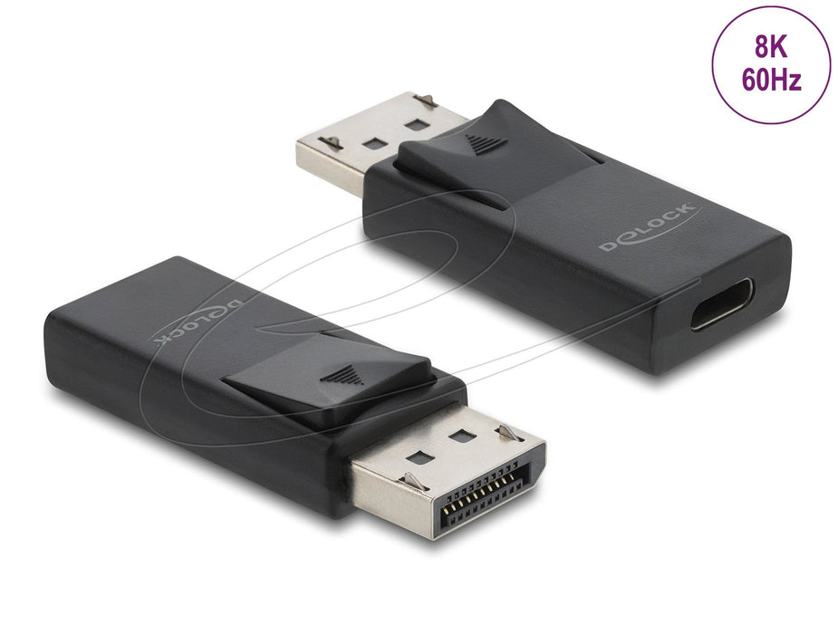 Delock Usb Type-C Zu Displayport Adapter 8k Mit Hdr Und Hdcp Unterstützung