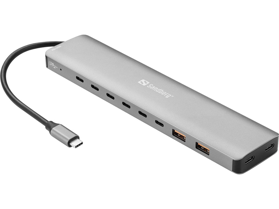 Usb-C To 8 X Usb-C + 2xusb-A  100w