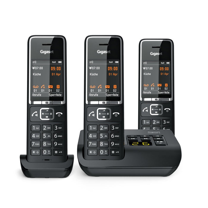 EAN 4250366865843 - Gigaset COMFORT 550A Teléfono analógico Identificador de llamadas Negro imagen 11