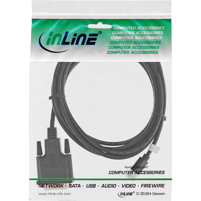 Cable Inline Mini Displayport Macho A Dvi-D 24+1 Macho, Negro/Dorado, 2 M